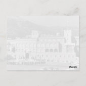 ヴィンテージモナコ公国広場 ポストカード (裏面)