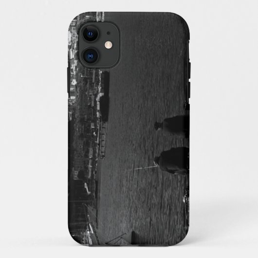 ヴィンテージモナコ公国漁港 Case-Mate iPhoneケース (裏面)