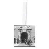 ヴィンテージモナコ公国王宮 キューブオーナメント (正面)