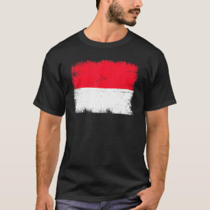ヴィンテージモナコ国旗モナカン独立記念日 Tシャツ