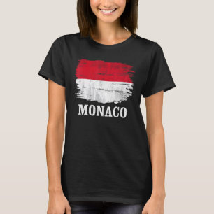 ヴィンテージモナコ国旗 Tシャツ