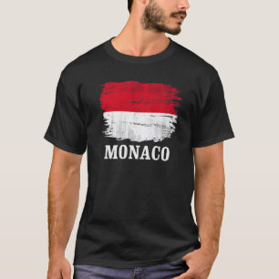 ヴィンテージモナコ国旗 Tシャツ