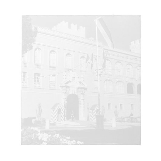 ヴィンテージモナコ王国王宮1970年 ノートパッド (正面)