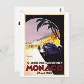 ヴィンテージモナコ –  ポストカード (正面/裏面)