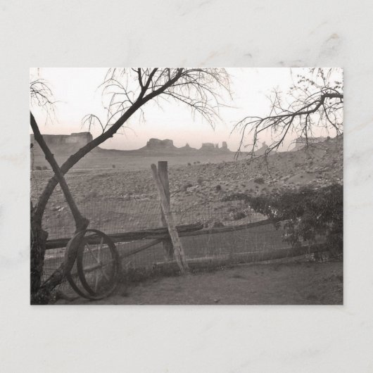 ヴィンテージモニュメントバレーフォトポストカード ポストカード (正面)
