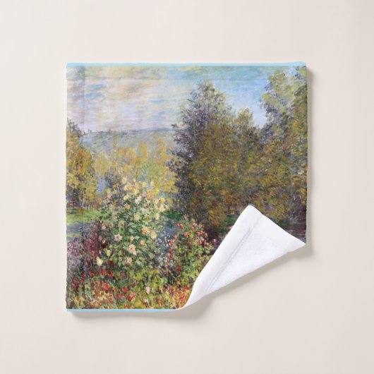 ヴィンテージモネコーナーオブザガーデンアットモンジェロン ウォッシュタオル (ウォッシュタオル)