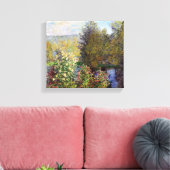 ヴィンテージモネコーナーオブザガーデンアットモンジェロン キャンバスプリント (インサイチュ (リビング))