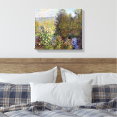 ヴィンテージモネコーナーオブザガーデンアットモンジェロン キャンバスプリント (インサイチュ (寝室))