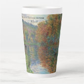 ヴィンテージモネ腕のジュフォス秋口 カフェラテマグ (正面)