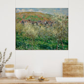 ヴィンテージモネ1879開花梅 ポスター (キッチン)