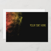 ヴィンテージモノクログランジスマッジアート 招待状 (正面/裏面)