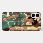 ヴィンテージモノグラムのケース – Mate iPhone Case-Mate iPhoneケース (裏面 (横))