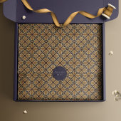 ヴィンテージモノグラムのプリムローズアールヌーボーデコ 薄葉紙