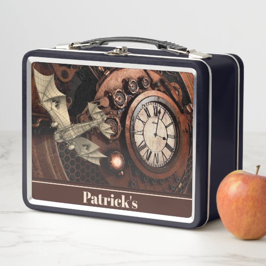 ヴィンテージモノグラムの金属弁当箱 メタルランチボックス (インサイチュ)