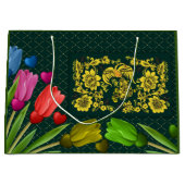 ヴィンテージモノグラムパターン ラージペーパーバッグ (正面)