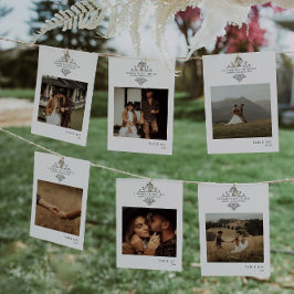 ヴィンテージモノグラムフォト |テーブル番号カード テーブルナンバー