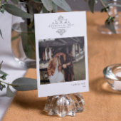 ヴィンテージモノグラムフォト |テーブル番号カード テーブルナンバー