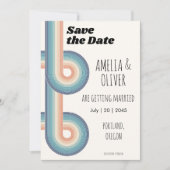 ヴィンテージモノグラムレトロ旧スタイル70s セーブザデート (正面)