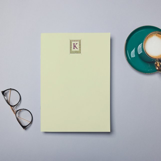 ヴィンテージモノグラム文字フローラフレーム新しい レターヘッド (クリエイターアップロード済み)