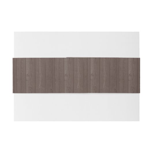 ヴィンテージモノグラム木目の鹿結婚角 招待状ベリーバンド (裏面例)