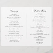 ヴィンテージモノグラム結婚クレストの写真プログラム (裏面)