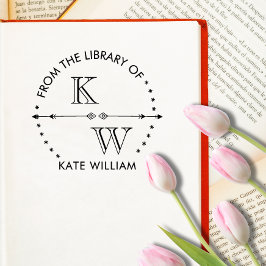 ヴィンテージモノグラム自己インク セルフインキングスタンプ