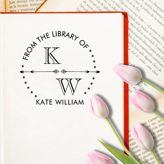 ヴィンテージモノグラム自己インク セルフインキングスタンプ