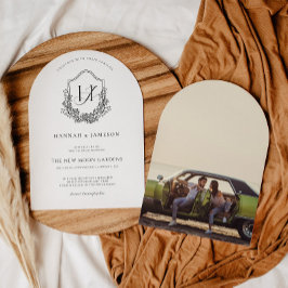 ヴィンテージモノグラム | フローラボホ結婚式招待状 招待状