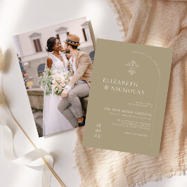 ヴィンテージモノグラム |ボー華美ホ結婚式招待状 招待状