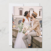 ヴィンテージモノグラム |ボー華美ホ結婚式招待状 招待状 (裏面)