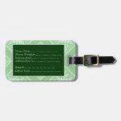 ヴィンテージモノグラム（ミントグリーン） ラゲッジタグ (正面横)