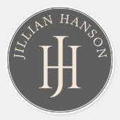 ヴィンテージモノグラム ラウンドシール (正面)