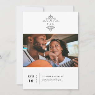 ヴィンテージモノグラム  写真の日付の保存 セーブザデート