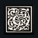 ヴィンテージモノグラムCアールヌーボー文字 ギフトボックス<br><div class="desc">アールヌーボーの文字 – Monograms From the Arts & Crafts Movementこの文字Cは、手描きのつる植物パターンに囲まれた頑丈なモノグラムCで、1901年にアールヌーボーのパターンのスタイルの芸術と工芸運動で初めて出版された。</div>