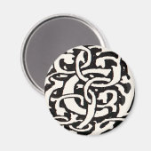 ヴィンテージモノグラムCアールヌーボー文字 マグネット (正面/裏面)