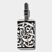 ヴィンテージモノグラムCアールヌーボー文字 ラゲッジタグ (正面縦)