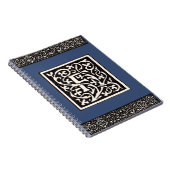 ヴィンテージモノグラムFアールヌーボー文字 ノートブック (右側)