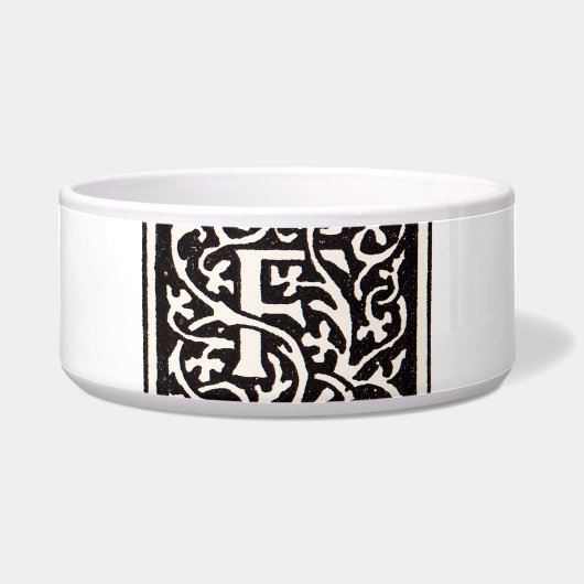 ヴィンテージモノグラムFアールヌーボー文字 ボウル (正面)