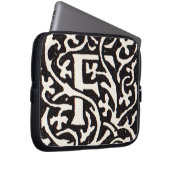 ヴィンテージモノグラムFアールヌーボー文字 ラップトップスリーブ (正面右)