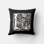 ヴィンテージモノグラムLアールヌーボー クッション (裏面)