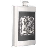 ヴィンテージモノグラムLアールヌーボー フラスク (右)