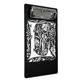 ヴィンテージモノグラムLアールヌーボー ミニクリップボード (アングル)