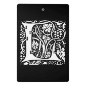 ヴィンテージモノグラムLアールヌーボー ミニクリップボード (裏面)