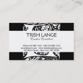 ヴィンテージモノグラムLアールヌーボー 名刺 (裏面)