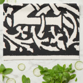 ヴィンテージモノグラムMアールヌーボー文字 キッチンタオル (折り畳み)