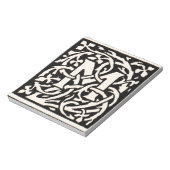 ヴィンテージモノグラムMアールヌーボー文字 ノートパッド (回転)