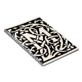 ヴィンテージモノグラムMアールヌーボー文字 ノートブック (右側)