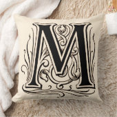 ヴィンテージモノグラム'M'セピア クッション (ブランケット)