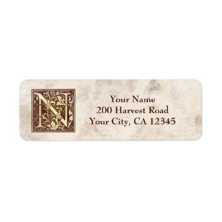 ヴィンテージモノグラムN ラベル