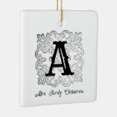 ヴィンテージモノグラムNo.1 セラミックオーナメント (右)